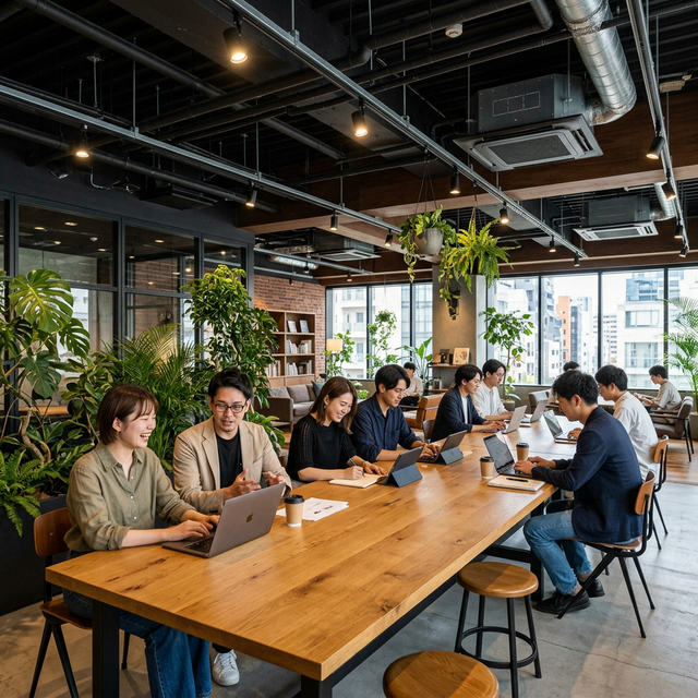 ELDIVAのカジュアルでクリエイティブなオフィス環境